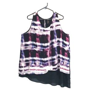 Melissa McCarthy Seven7 asymmetrical Sleeveless 1x